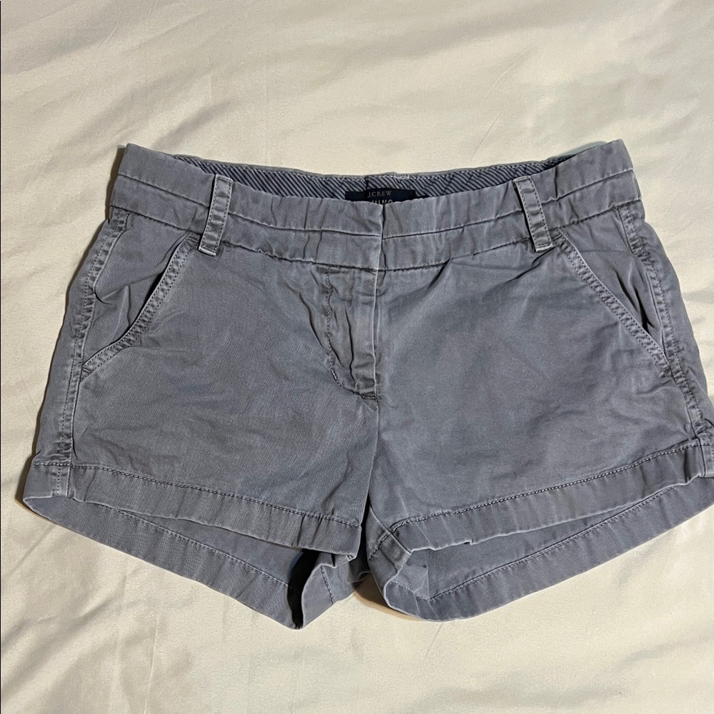 J.Crew Chino Shorts Light Gray Size 2